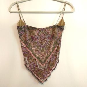 Yigal Azrouel Open back bandana top size 2